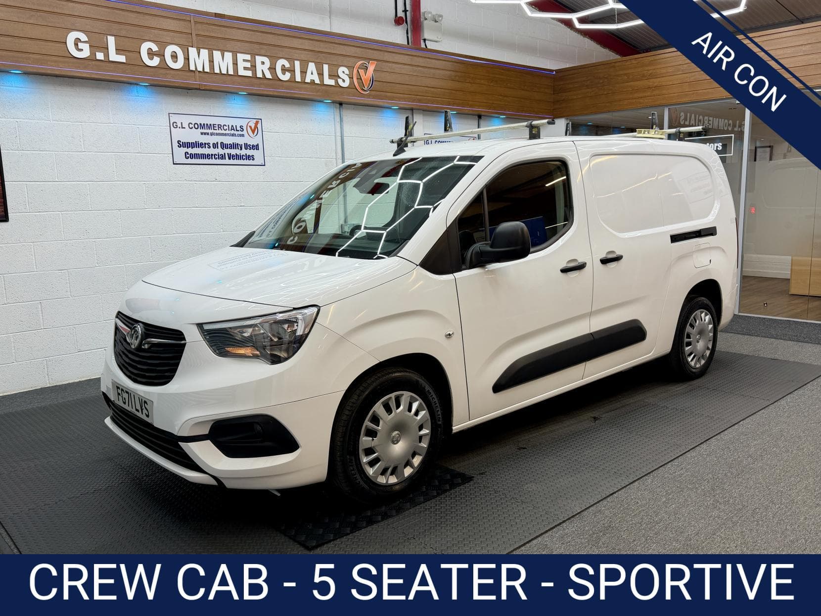 2022 Vauxhall Combo 1.5 Turbo D 2300 Sportive Crew Van Double Cab 4dr Diesel Manual L2 Euro 6 (100 ps)