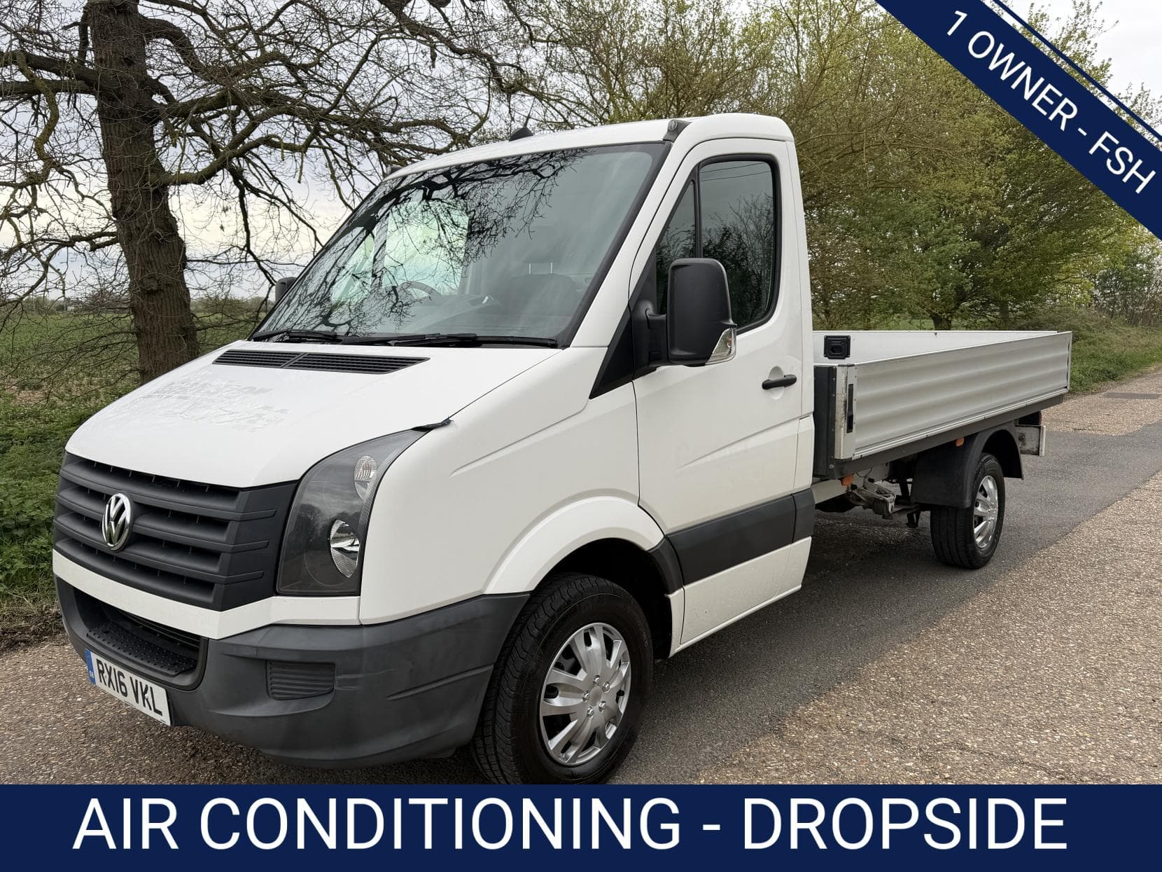 2016 Volkswagen Crafter 2.0 TDI BlueMotion Tech CR35 Dropside Chassis Cab 2dr Diesel Manual RWD L2 H1 (199 g/km, 108 bhp)
