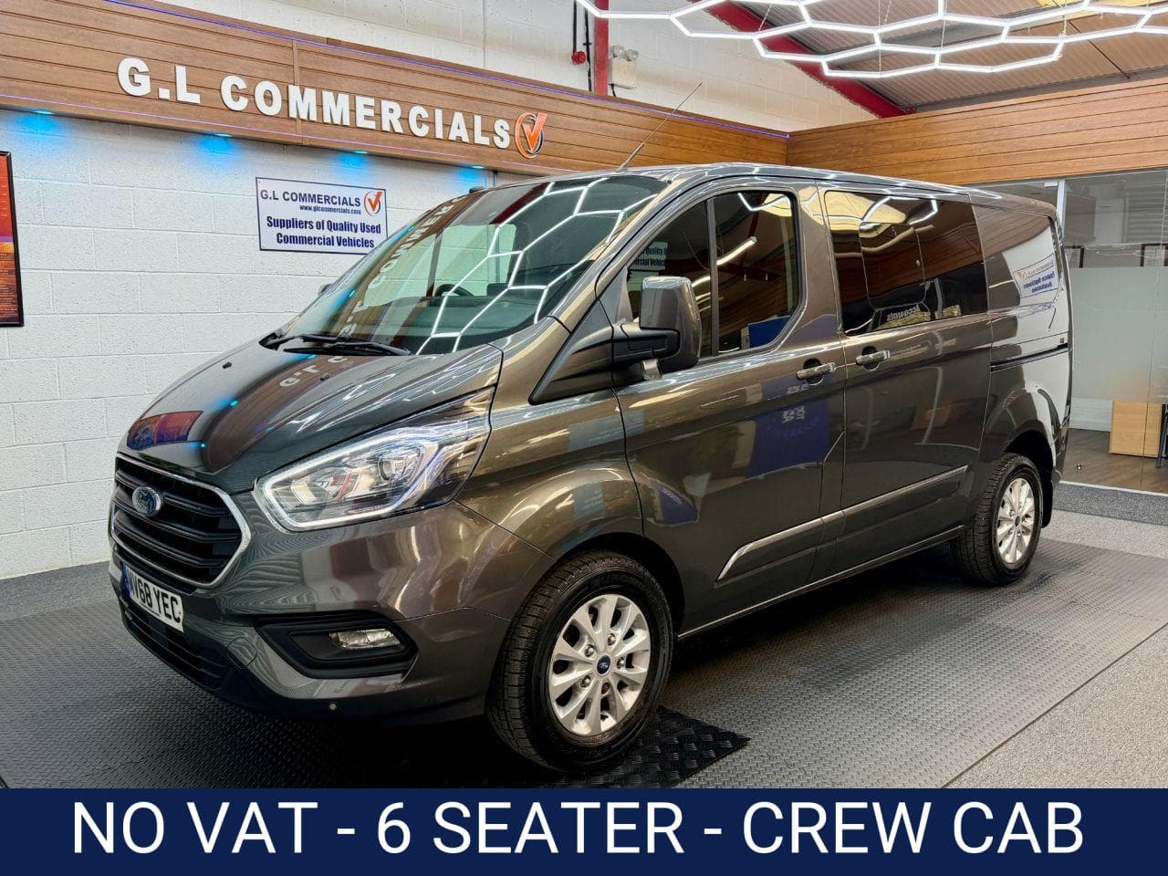 2018 Ford Transit Custom 2.0 300 EcoBlue Limited Crew Van Double Cab 5dr Diesel Manual L1 H1 Euro 6 (6 Seat) (130 ps)
