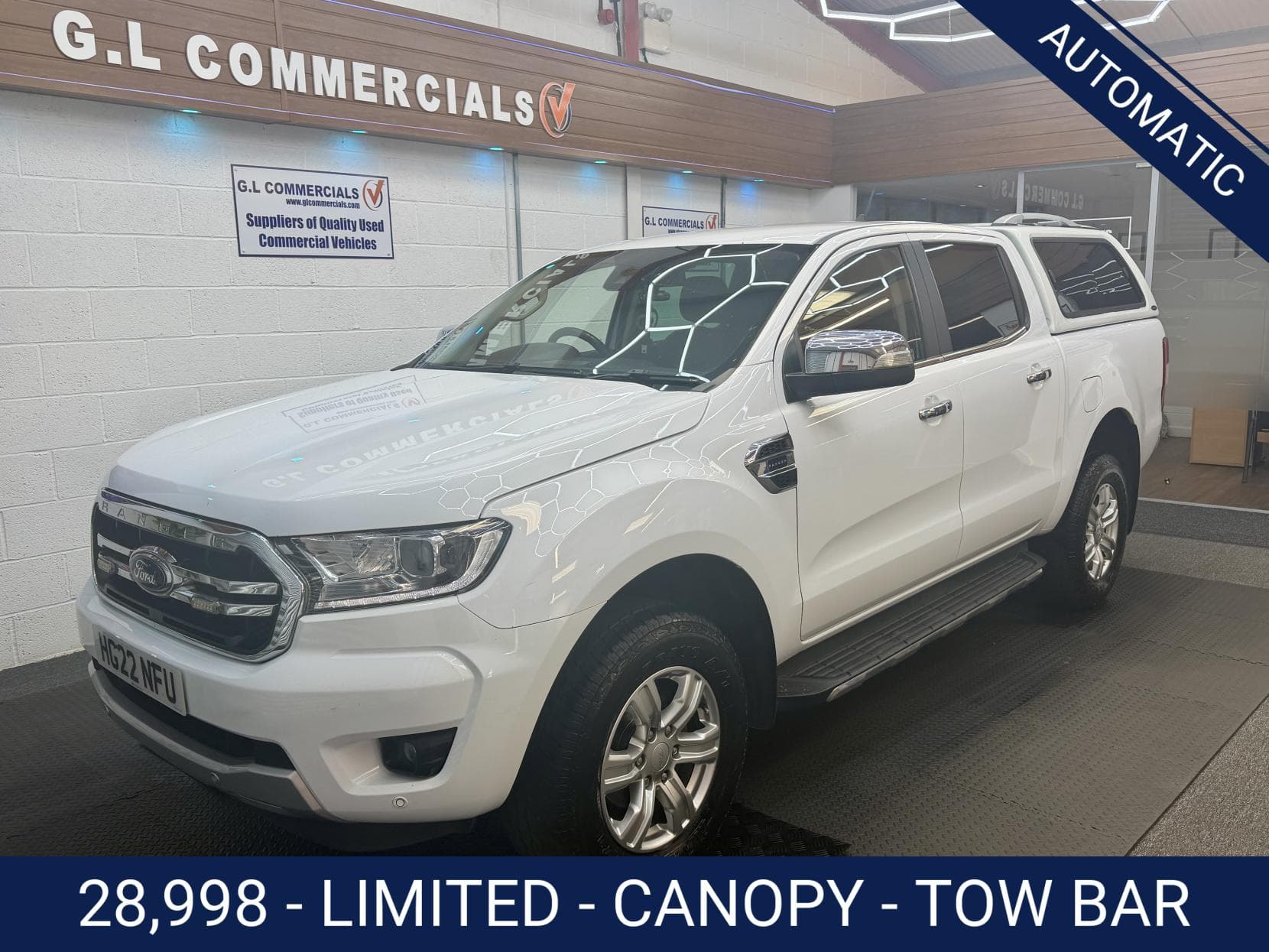 2022 Ford Ranger 2.0 EcoBlue Limited Pickup Double Cab 4dr Diesel Auto 4WD Euro 6 (s/s) (170 ps)