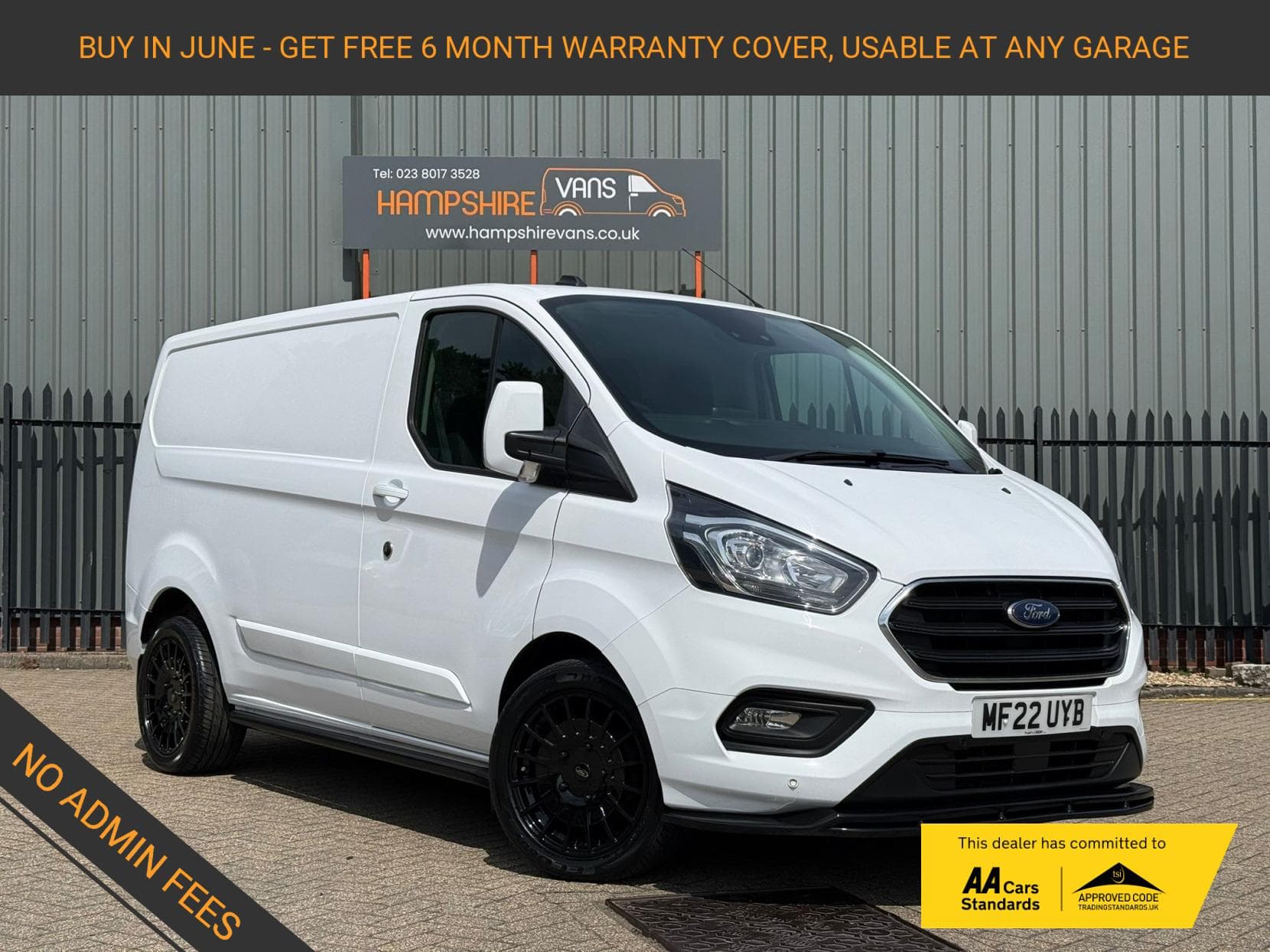 2022 Ford Transit Custom 2.0 300 EcoBlue Limited Panel Van 5dr Diesel Manual L1 H1 Euro 6 (s/s) (130 ps)
