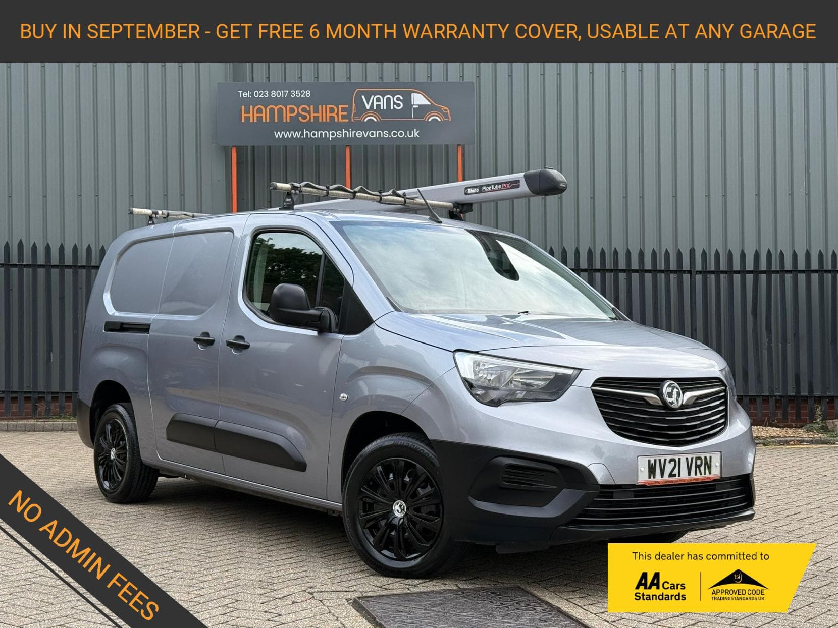 2021 Vauxhall Combo 1.5 Turbo D 2300 Edition Panel Van 4dr Diesel Manual L2 H1 Euro 6 (100 ps)
