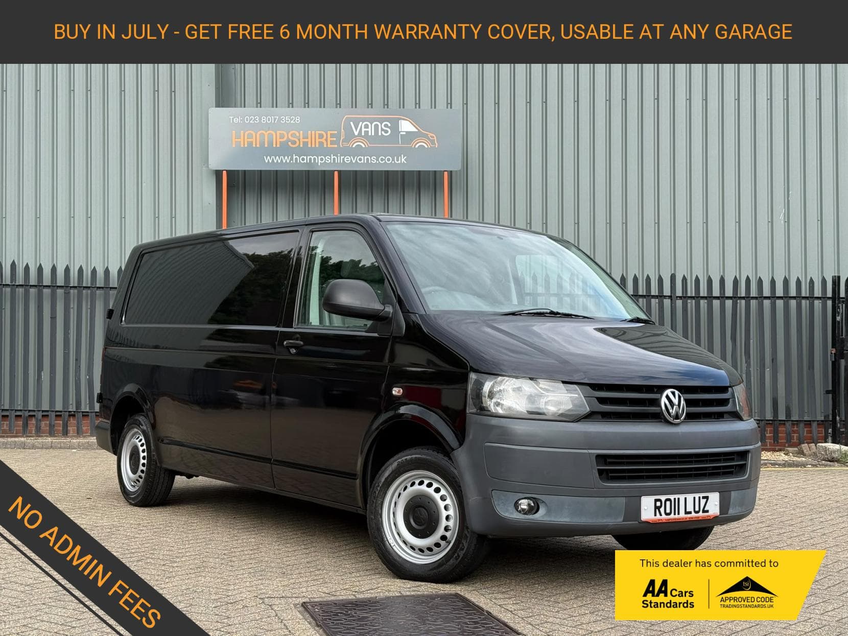2011 Volkswagen Transporter 2.0 TDI T30 Panel Van 4dr Diesel Manual L3 H1 (203 g/km, 138 bhp)