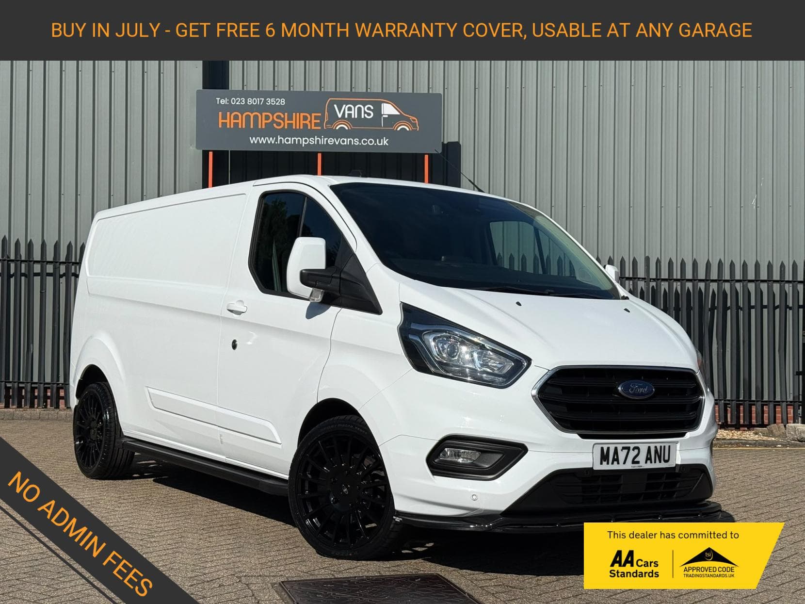 2022 Ford Transit Custom 2.0 300 EcoBlue Limited Panel Van 5dr Diesel Manual L2 H1 Euro 6 (s/s) (130 ps)