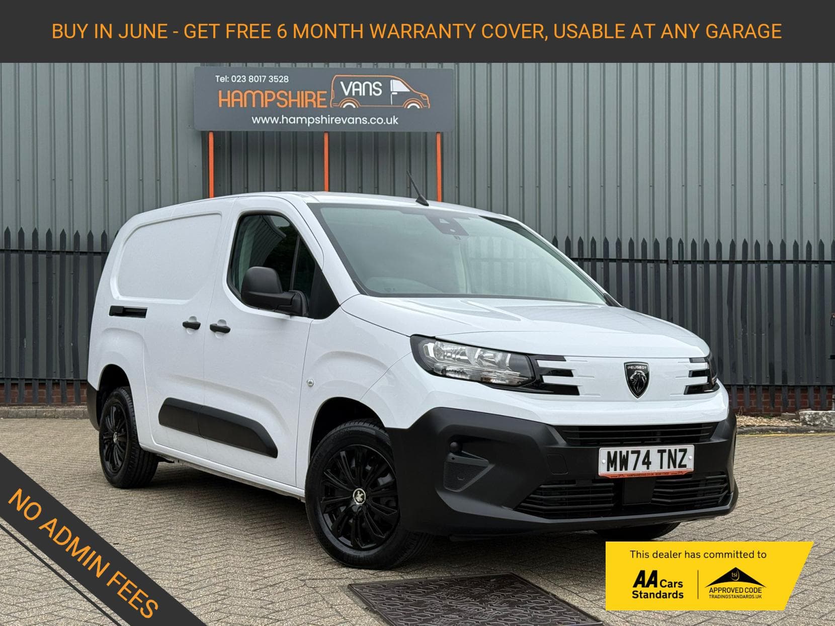 2024 Peugeot Partner 1.5 BlueHDi 950 Professional Long Panel Van 6dr Diesel Manual LWB Euro 6 (s/s) (100 ps)