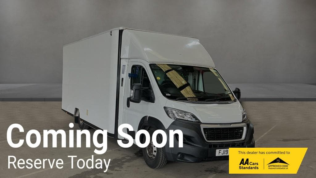 2019 Peugeot Boxer 2.0 BlueHDi 335 Built for Business Low Floor Luton 4dr Diesel Manual L3 Euro 6 (160 ps)