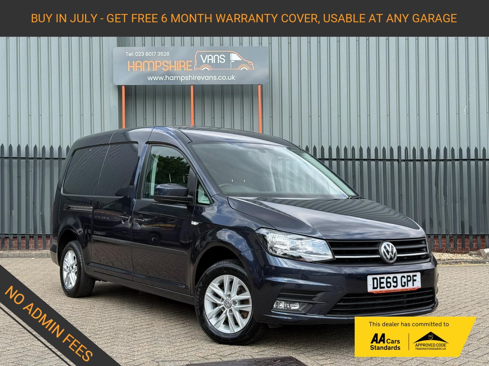 2019 Volkswagen Caddy Maxi 2.0 TDI C20 Highline Panel Van 6dr Diesel Manual LWB Euro 6 (s/s) (102 ps)