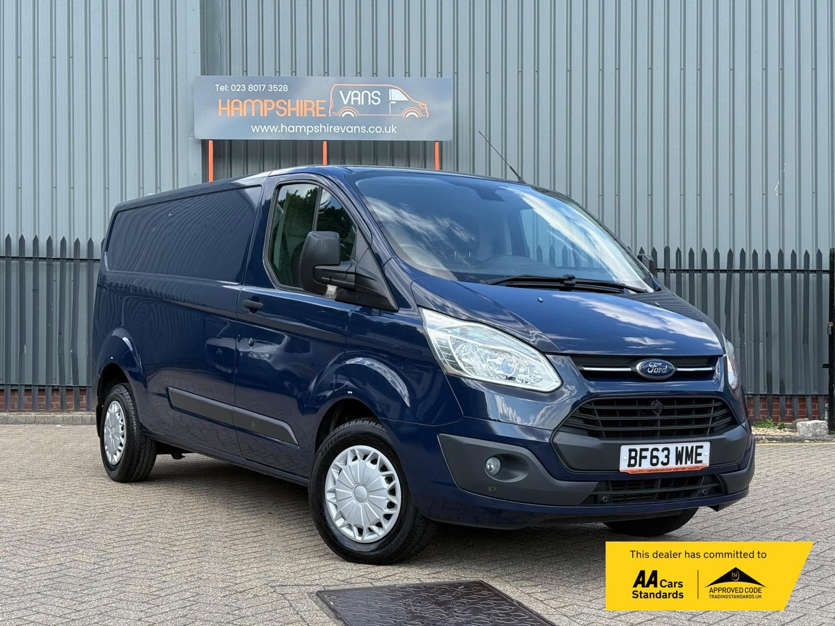 2013 Ford Transit Custom 2.2 TDCi 330 Trend Panel Van 5dr Diesel Manual L2 H1 (197 g/km, 123 bhp)