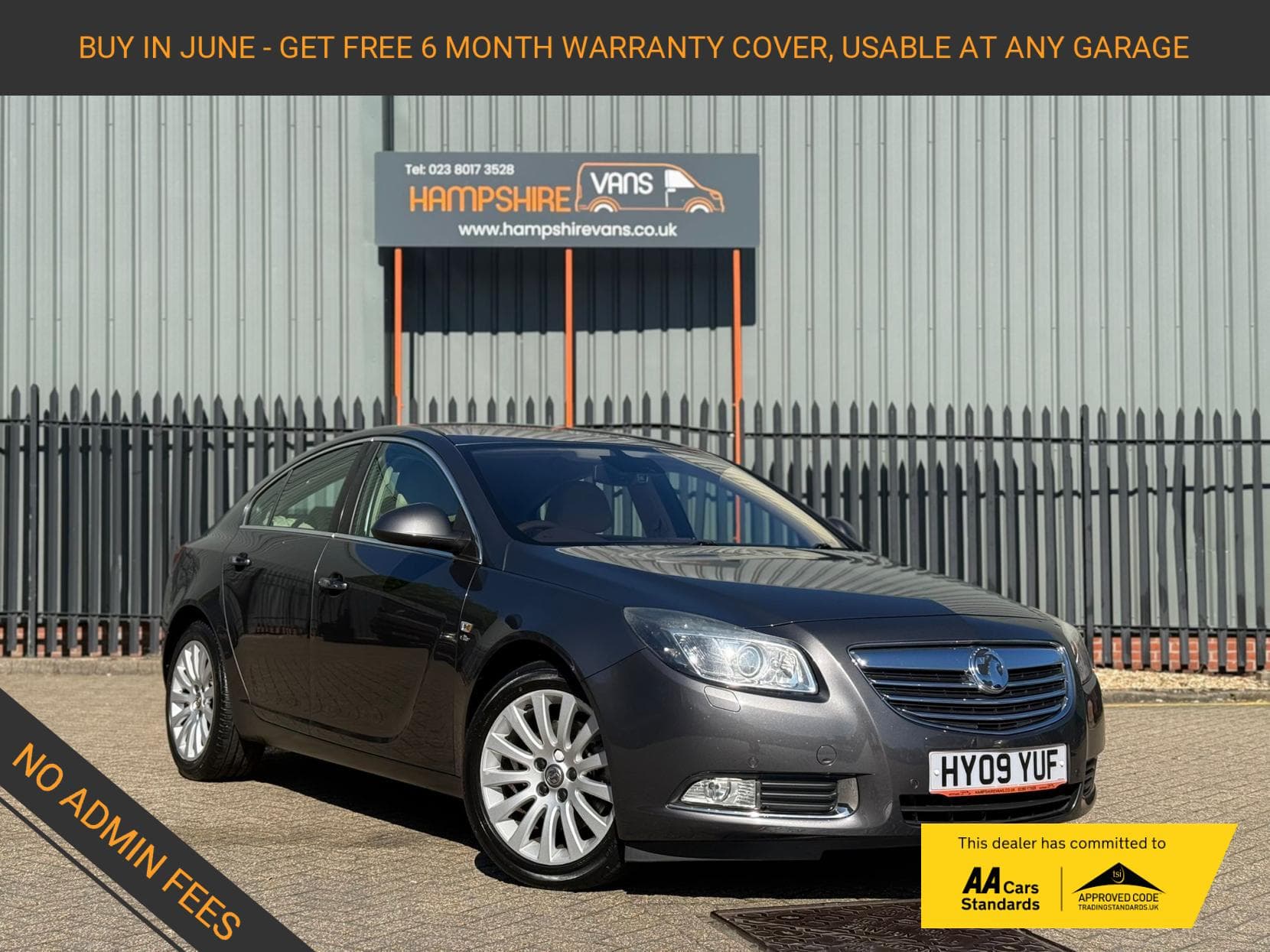 2009 Vauxhall Insignia 2.0T Elite Nav Hatchback 5dr Petrol Manual Euro 5 (220 ps)