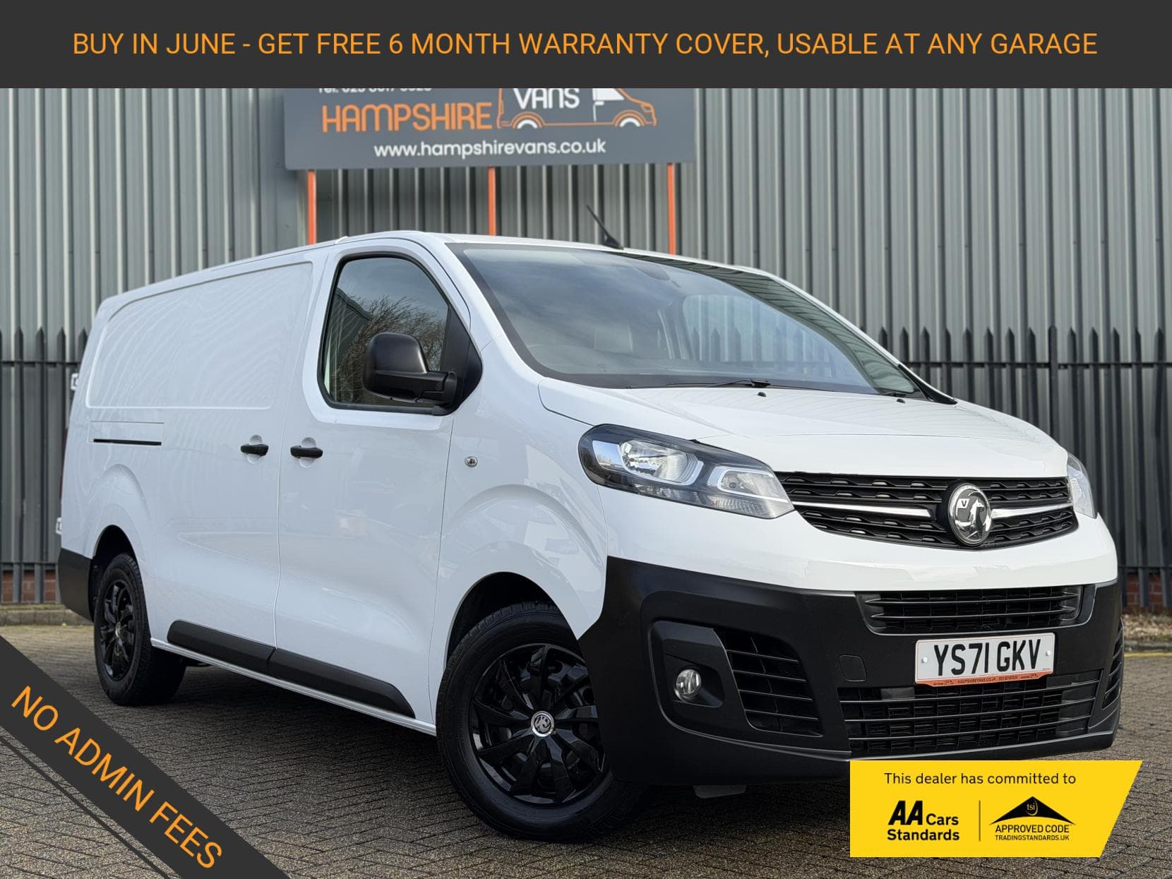 2021 Vauxhall Vivaro 2.0 Turbo D 3100 Dynamic Panel Van 6dr Diesel Manual L2 H1 Euro 6 (s/s) (145 ps)