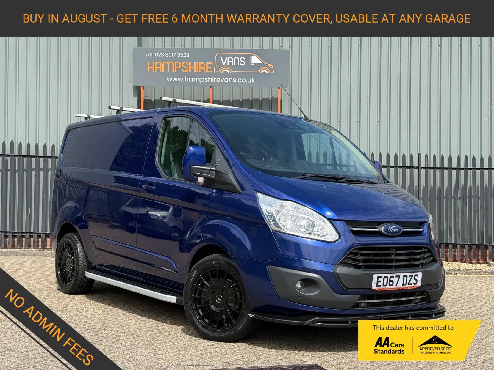 2017 Ford Transit Custom 2.0 TDCi 270 Limited Panel Van 5dr Diesel Manual L1 H1 (157 g/km, 128 bhp)