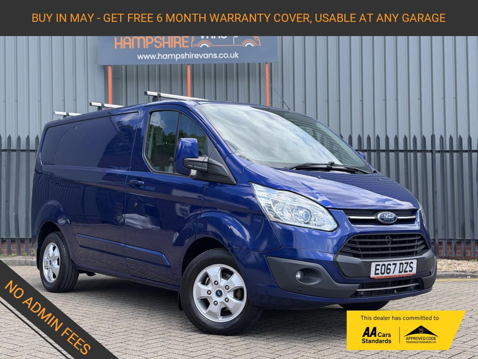 2017 Ford Transit Custom 2.0 TDCi 270 Limited Panel Van 5dr Diesel Manual L1 H1 (157 g/km, 128 bhp)