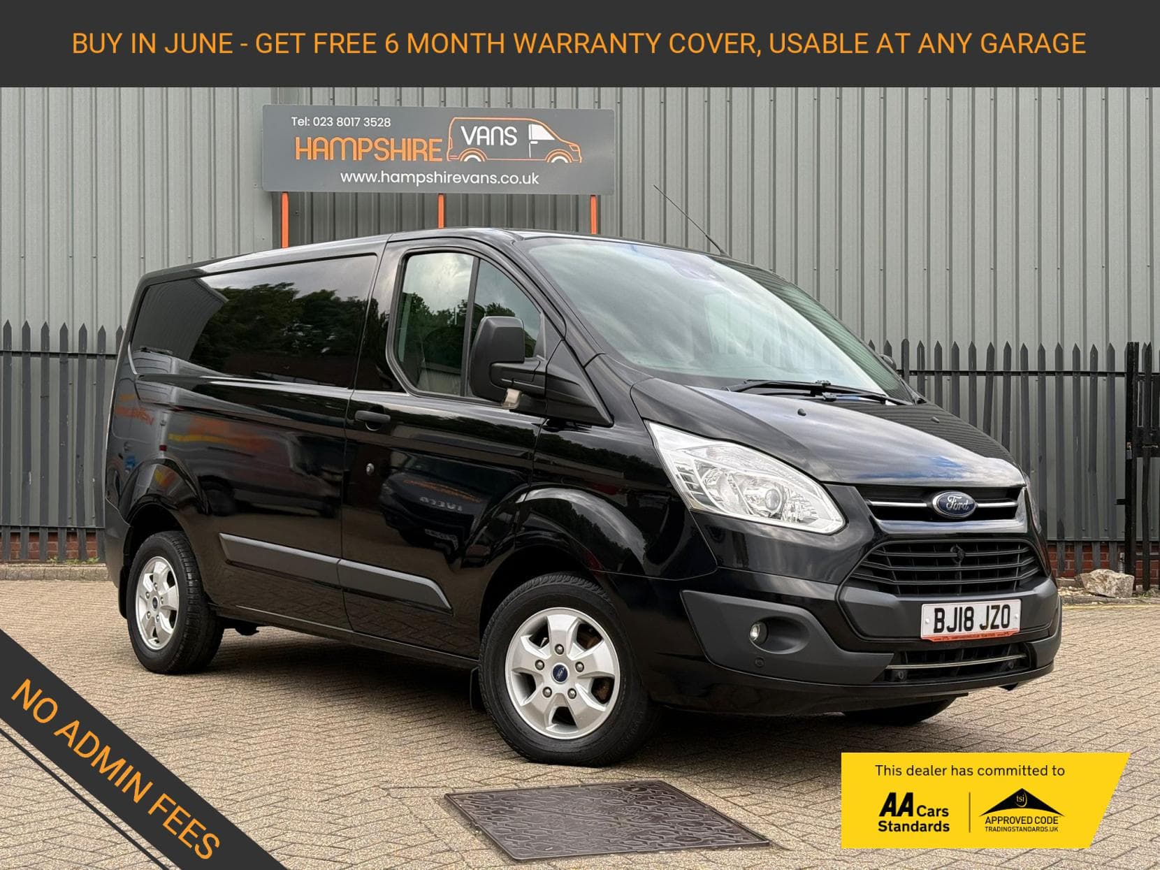 2018 Ford Transit Custom 2.0 TDCi 270 Trend Panel Van 5dr Diesel Manual L1 H1 (157 g/km, 128 bhp)