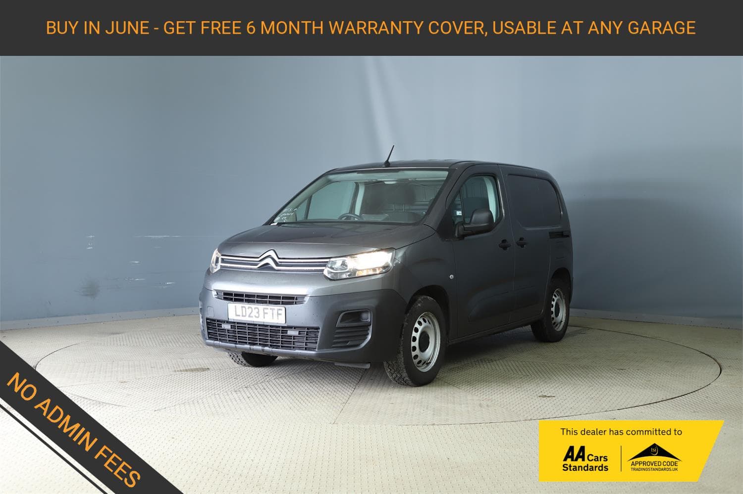 2023 Citroen e-Berlingo 800 50kWh Enterprise Edition M Panel Van 5dr Electric Auto SWB (7.4kW Charger) (136 ps)
