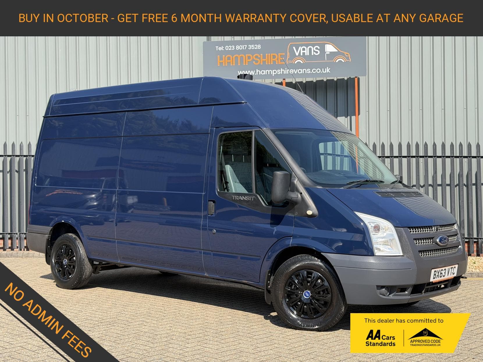2013 Ford Transit 2.2 TDCi 350 Panel Van 3dr Diesel Manual FWD L2 H3 (209 g/km, 123 bhp)