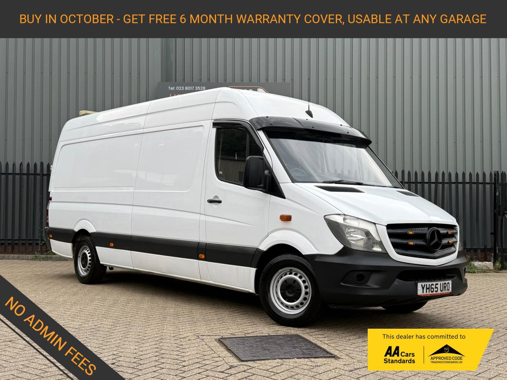 2015 Mercedes-Benz Sprinter 2.1 310 CDi Panel Van 4dr Diesel Manual RWD L3 H3 (240 g/km, 95 bhp)