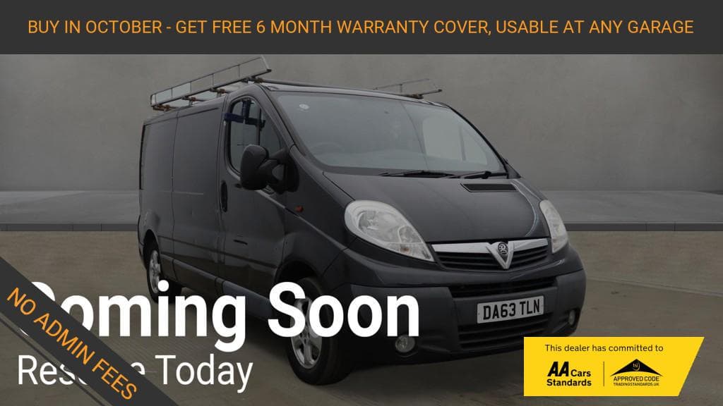 2013 Vauxhall Vivaro 2.0 2900 CDTi Sportive Panel Van 4dr Diesel Manual FWD L3 (195 g/km, 113 bhp)