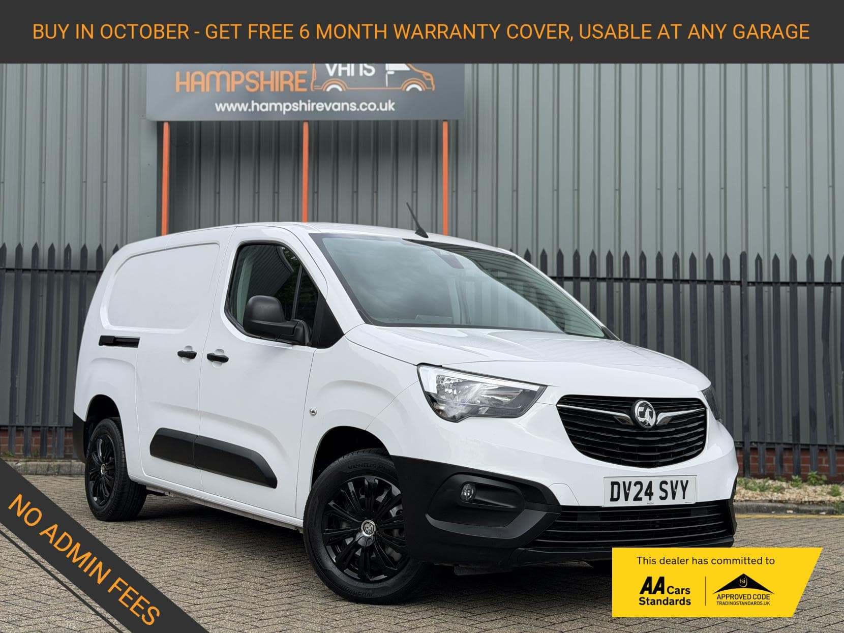 2024 Vauxhall Combo 1.5 Turbo D 2300 Prime Panel Van 6dr Diesel Auto L2 H1 Euro 6 (s/s) (130 ps)