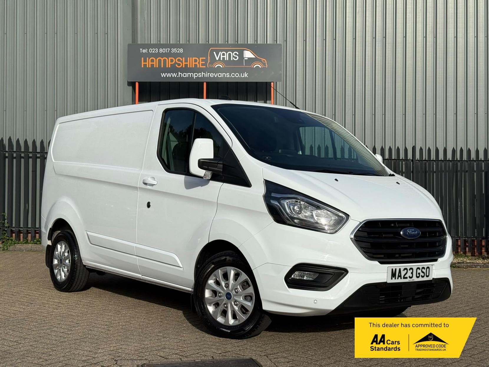 2023 Ford Transit Custom 2.0 300 EcoBlue Limited Panel Van 5dr Diesel Manual L1 H1 Euro 6 (s/s) (130 ps)