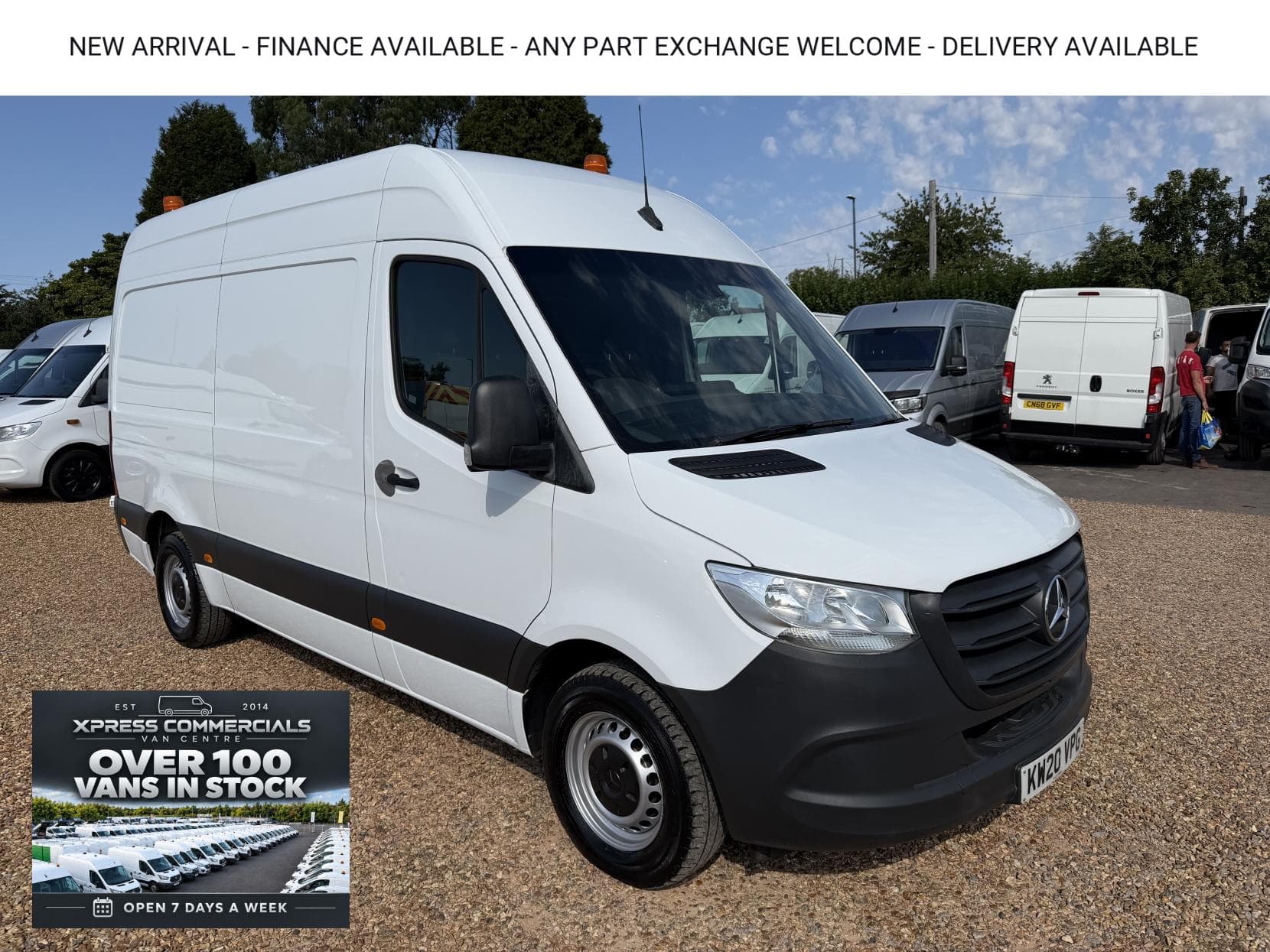 2020 Mercedes-Benz Sprinter 2.1 316 CDI Panel Van 5dr Diesel Manual RWD L2 H2 Euro 6 (163 ps)