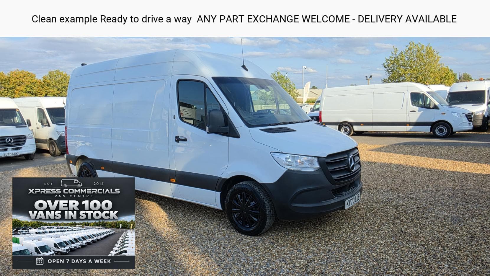 2020 Mercedes-Benz Sprinter 2.1 314 CDI Panel Van 5dr Diesel Manual FWD L2 H2 Euro 6 (143 ps)