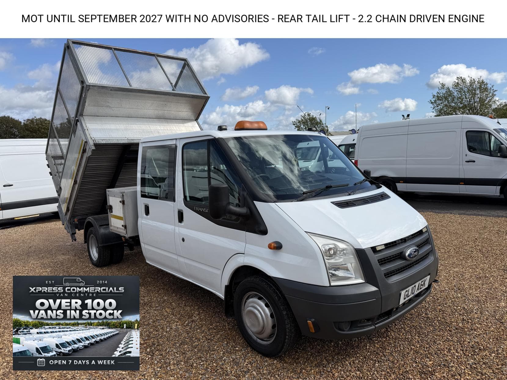 2010 Ford Transit 2.4 TDCi 350 Duratorq Chassis Cab 4dr Diesel Manual RWD L3 (DRW, DPF, 6Spd) (98 bhp)