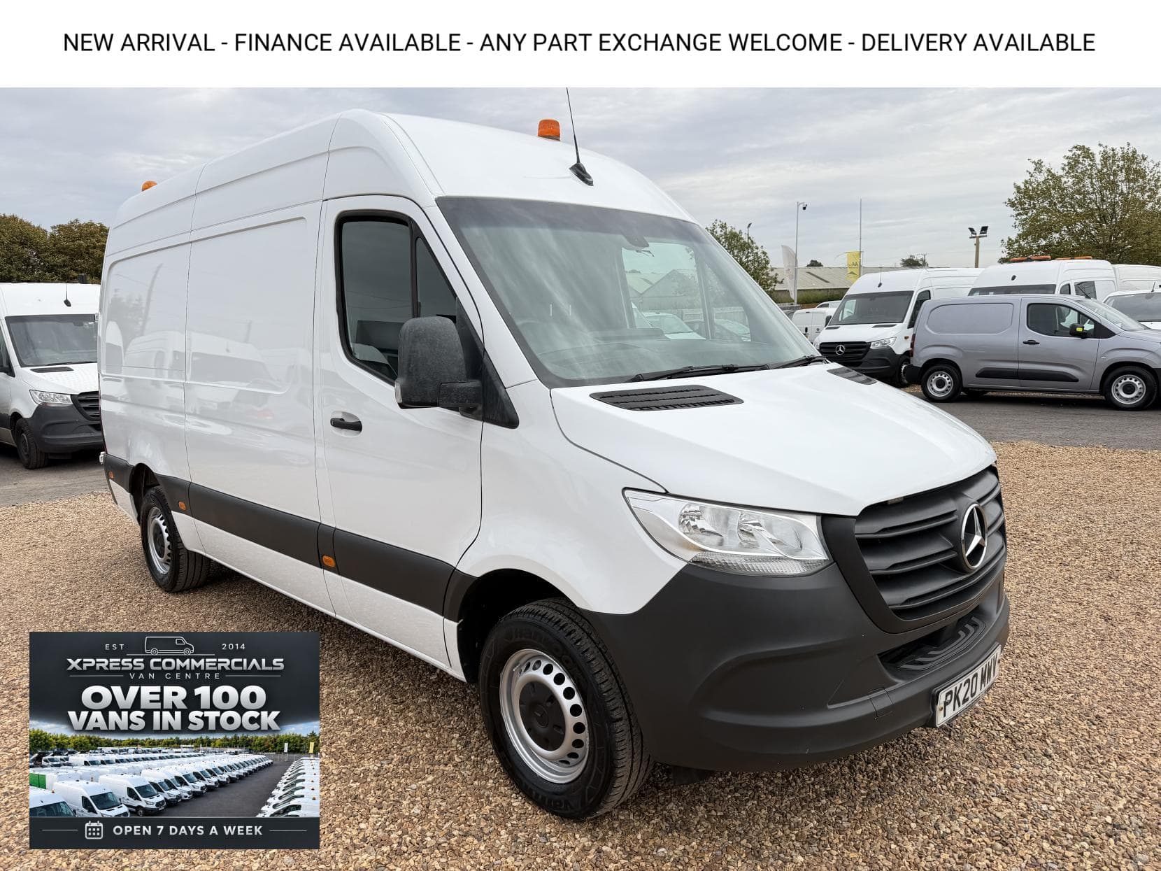 2020 Mercedes-Benz Sprinter 2.1 316 CDI Panel Van 5dr Diesel Manual RWD L2 H2 Euro 6 (163 ps)