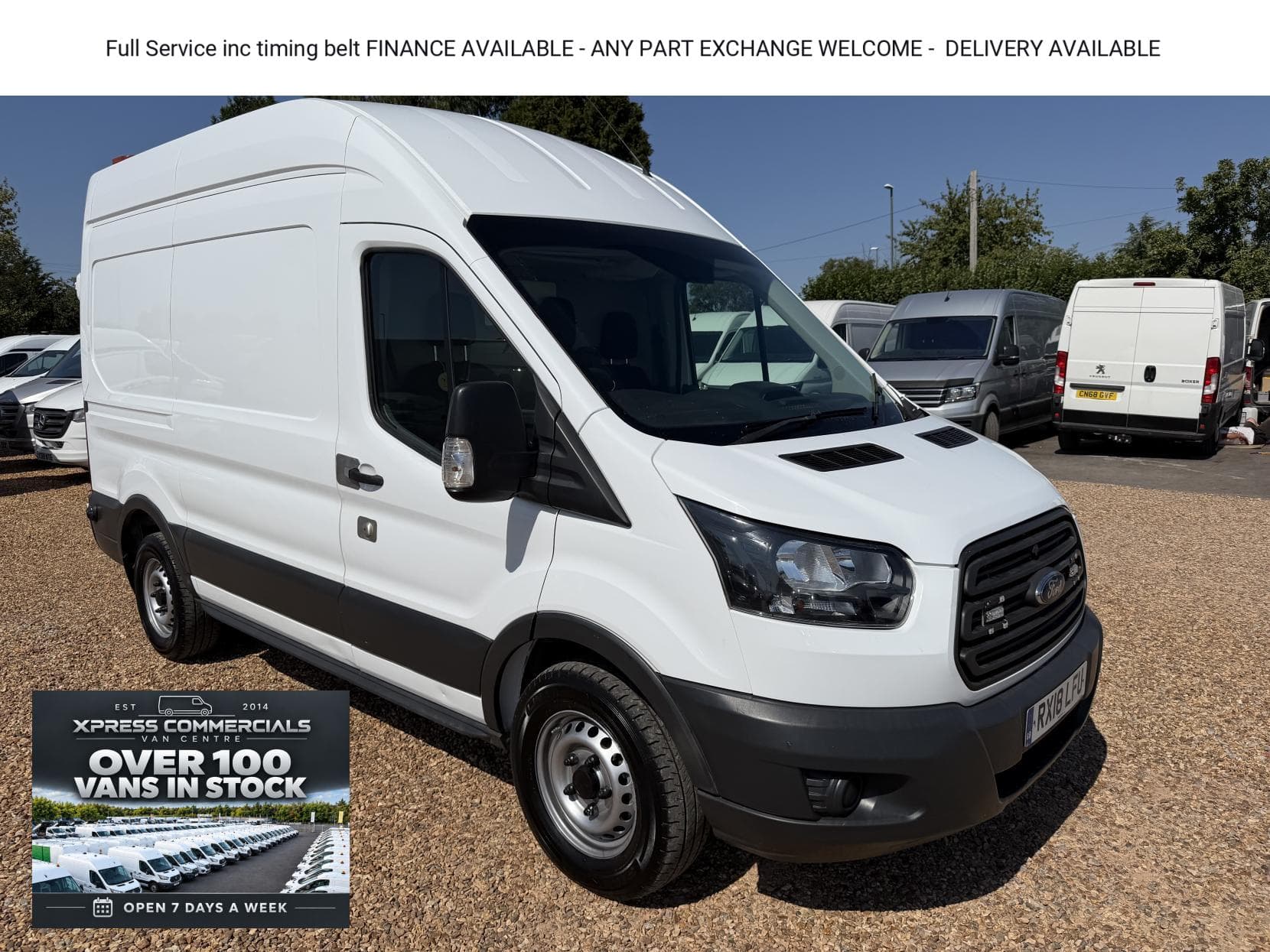 2018 Ford Transit 2.0 350 EcoBlue Panel Van 5dr Diesel Manual RWD L2 H3 Euro 6 (170 ps)