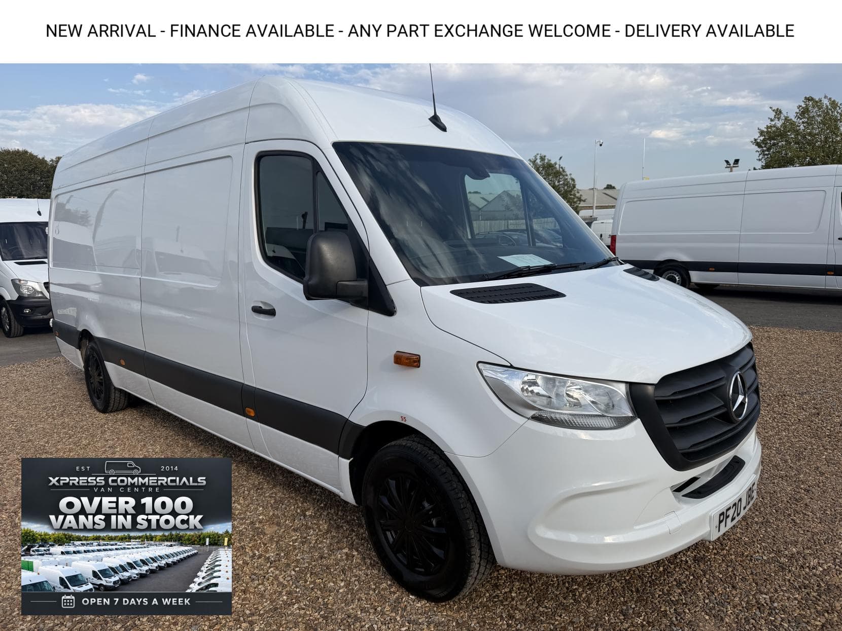 2020 Mercedes-Benz Sprinter 2.1 311 CDI Panel Van 5dr Diesel Manual RWD L3 H2 Euro 6 (114 ps)