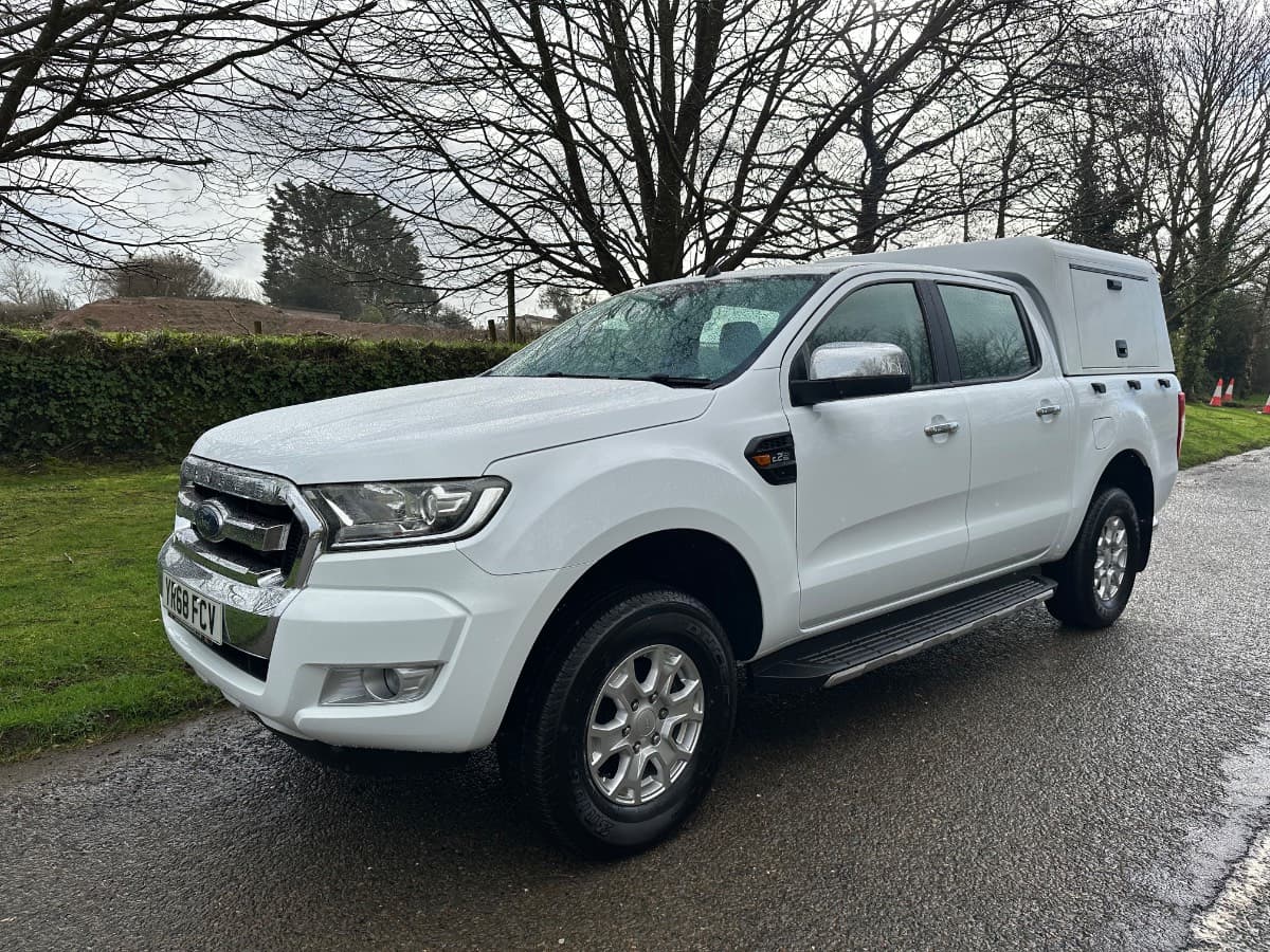 2018 (68) Ford Ranger XLT 2.2 Tdci 160BHP [Euro 6] 4X4 Double Cab Pick-Up - Direct Network Rail