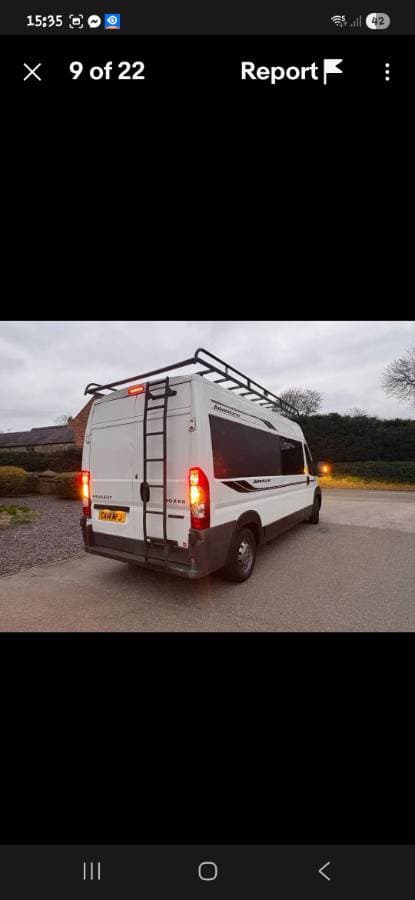Peugot boxer l3h2 campervan/racevan