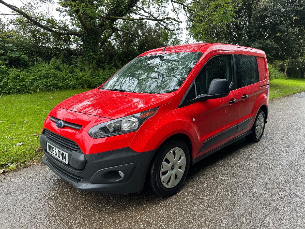 2017 (66) FORD TRANSIT CONNECT 220 L1 1.5 TDCI [EURO 6] SWB 5 SEAT CREW VAN - ONLY 54000 MILES!
