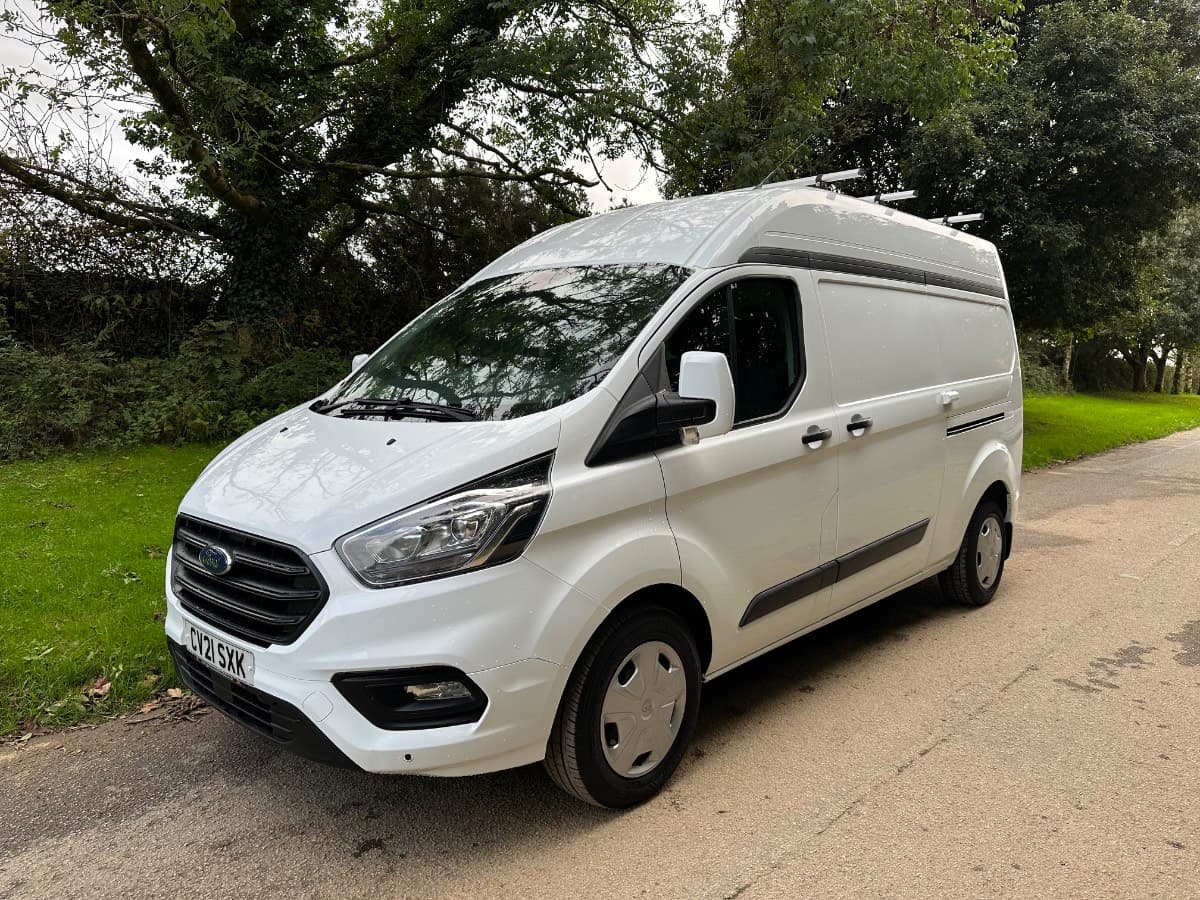 2021 (21) FORD TRANSIT CUSTOM 320 TREND L2 H2 2.0 ECOBLUE [EURO 6] LONG WHEEL BASE HIGH ROOF VAN - ONLY 44000 MILES!