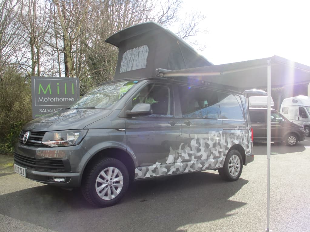 Rare Auto-DSG 4 Berth Campervan – Leather, RIB Bed, Pop Top, High Spec, For Sale in Chester