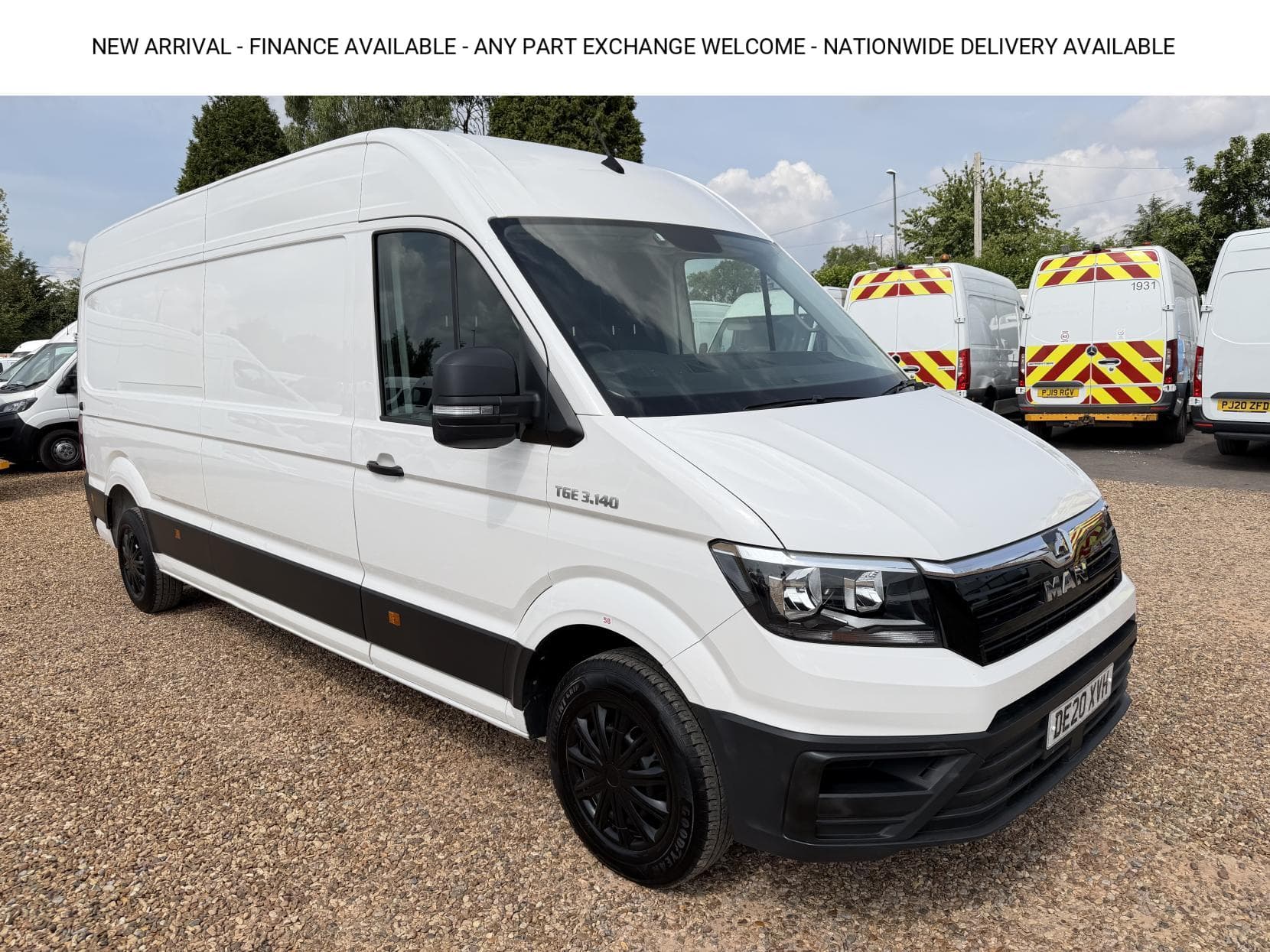 2020 MAN TGE 2.0 3140d Panel Van 5dr Diesel Manual FWD LWB High Roof Euro 6 (s/s) (140 ps)