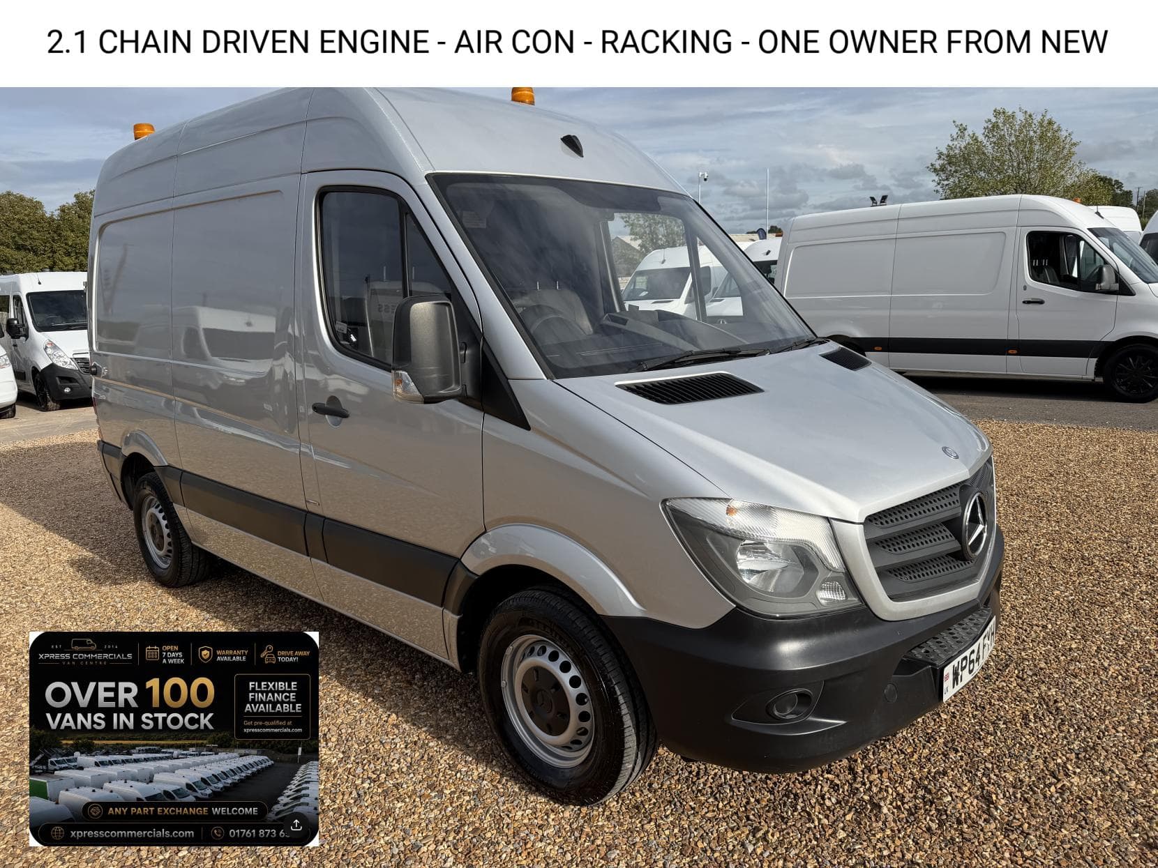 2014 Mercedes-Benz Sprinter 2.1 313 CDi Panel Van 4dr Diesel Manual RWD L1 H3 (222 g/km, 129 bhp)