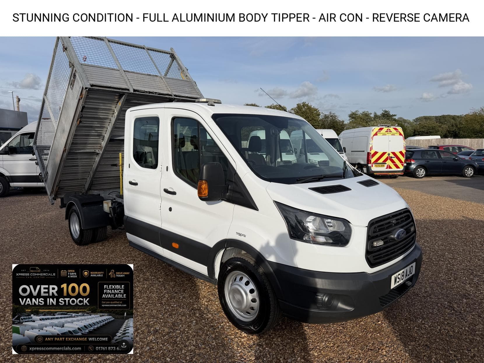 2018 Ford Transit 2.0 350 EcoBlue Chassis Double Cab 4dr Diesel Manual RWD L3 H1 Euro 6 (DRW) (105 ps)