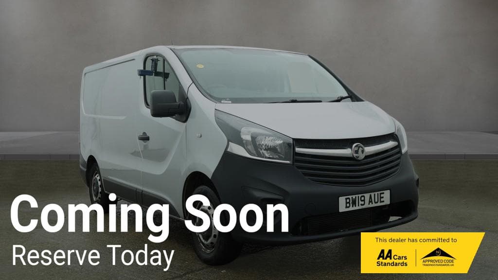 2019 Vauxhall Vivaro 1.6 CDTi 2700 Panel Van 5dr Diesel Manual L1 H1 Euro 6 (s/s) (95 ps)