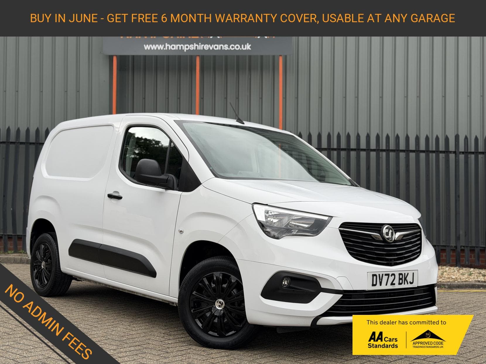 2022 Vauxhall Combo 1.5 Turbo D 2300 Sportive Panel Van 5dr Diesel Manual L1 H1 Euro 6 (100 ps)