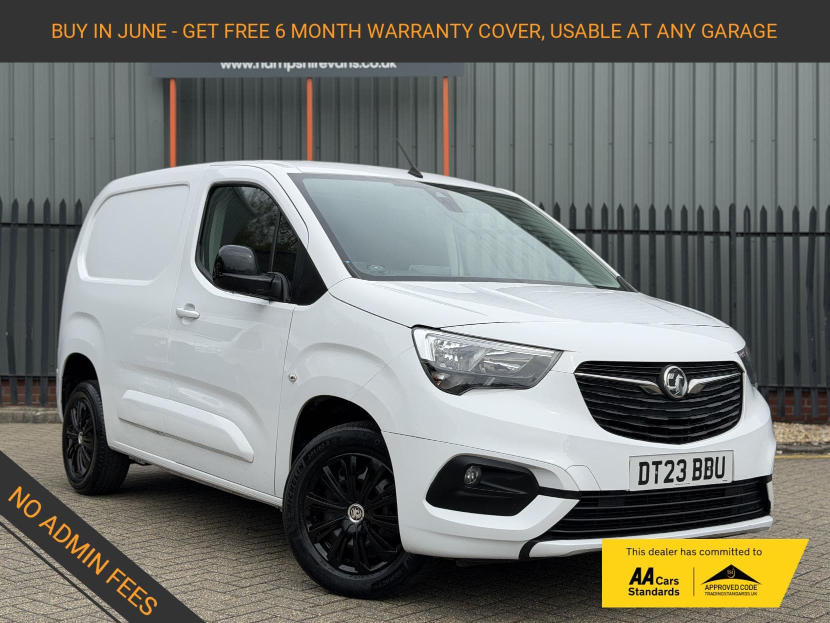 2023 Vauxhall Combo 1.5 Turbo D 2300 Pro Panel Van 5dr Diesel Manual L1 H1 Euro 6 (s/s) (100 ps)
