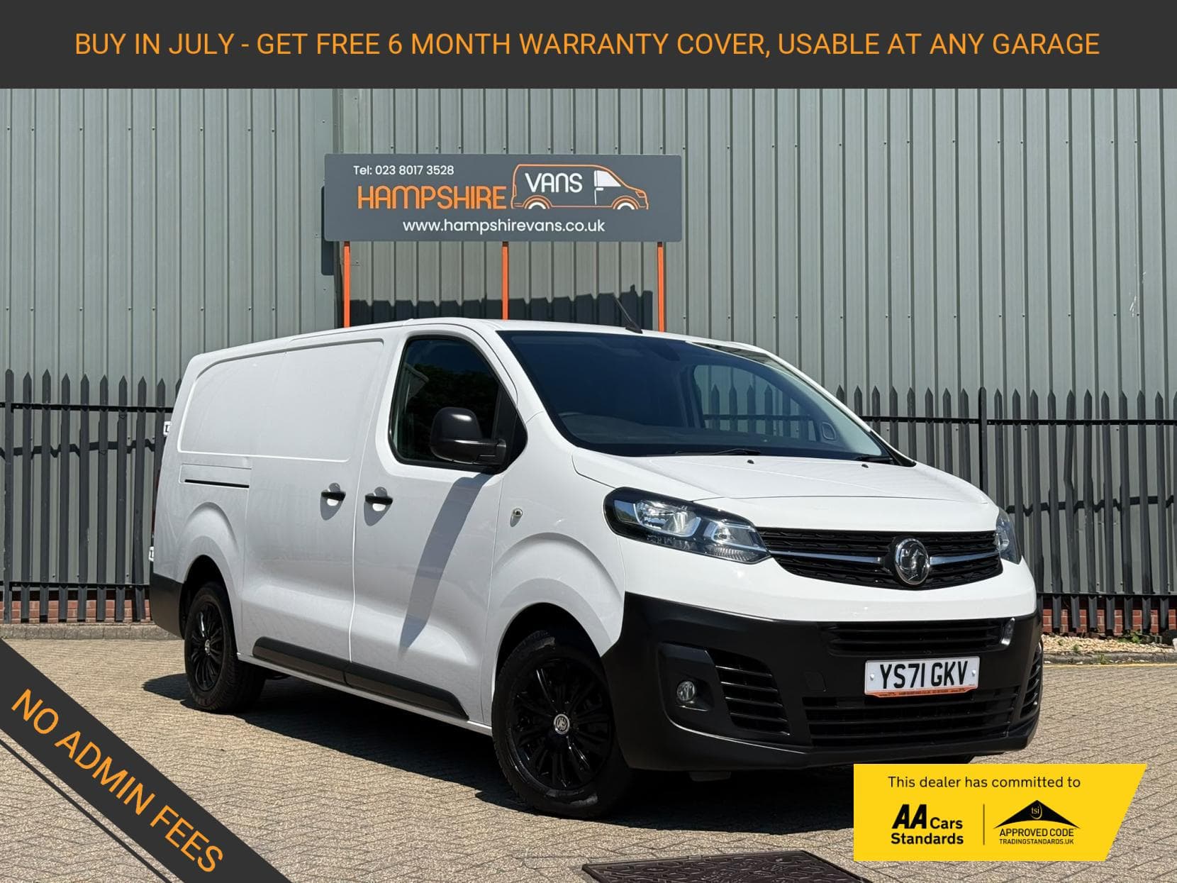 2021 Vauxhall Vivaro 2.0 Turbo D 3100 Dynamic Panel Van 6dr Diesel Manual L2 H1 Euro 6 (s/s) (145 ps)