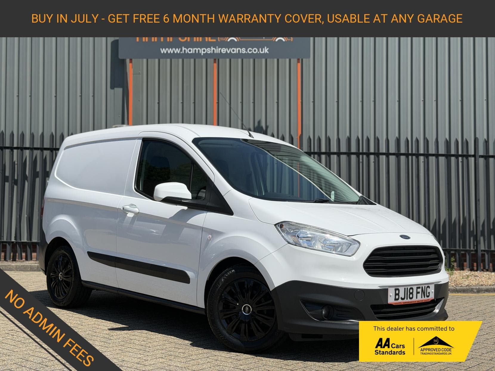 2018 Ford Transit Courier 1.5 TDCi Trend Panel Van 5dr Diesel Manual L1 Euro 6 (75 ps)