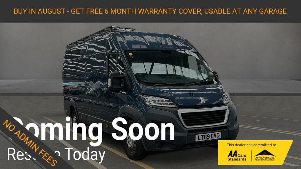 2019 Peugeot Boxer 2.2 BlueHDi 435 Professional Panel Van 5dr Diesel Manual L4 H2 Euro 6 (s/s) (140 ps)