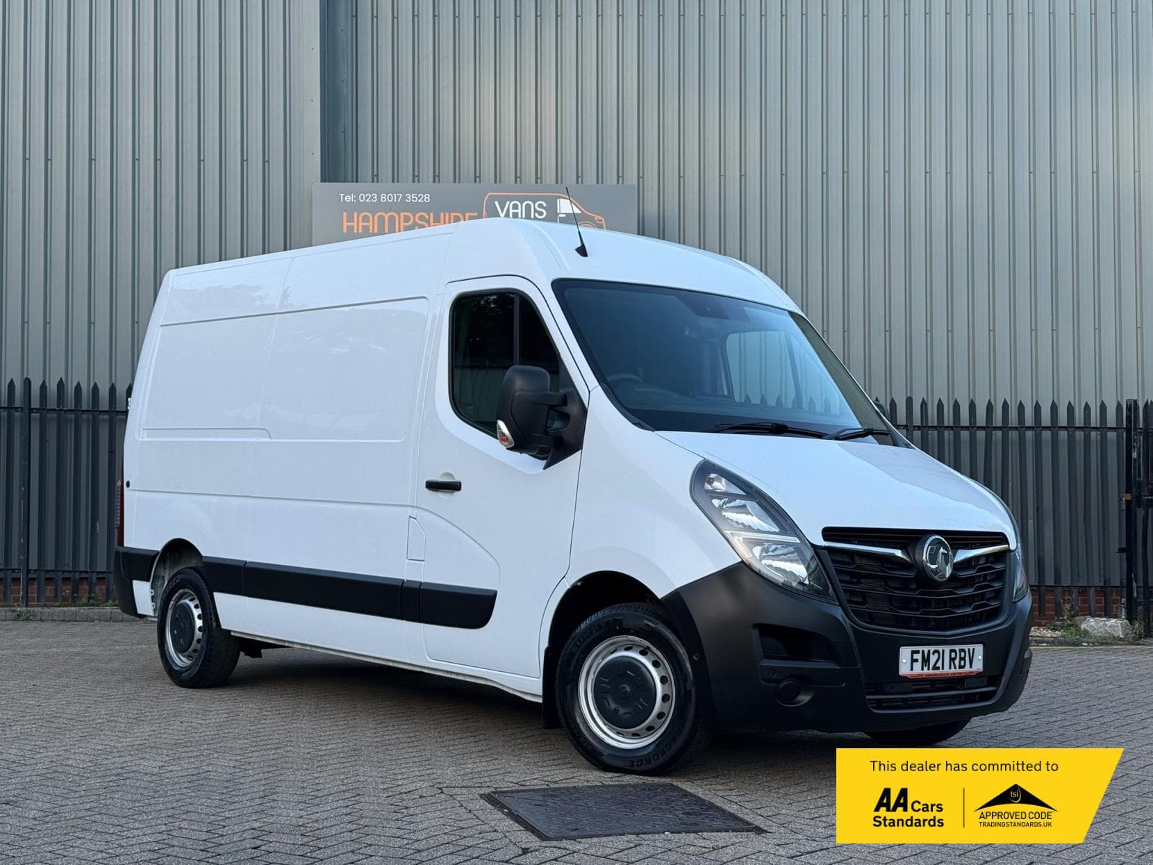 2021 Vauxhall Movano 2.3 CDTi 3500 BiTurbo Edition Panel Van 5dr Diesel Manual FWD L2 H2 Euro 6 (135 ps)