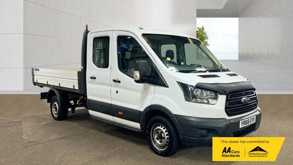 2018 Ford Transit 2.0 350 EcoBlue 1-Way Double Tipper Double Cab 4dr Diesel Manual RWD L3 Euro 6 (1-Way, 1-Stop) (130 ps)