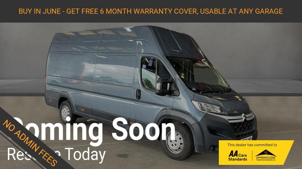 2022 Citroen Relay 2.2 BlueHDi 35 Enterprise Edition Panel Van 5dr Diesel Manual L4 Extra High Roof Euro 6 (s/s) (Heavy) (140 ps)