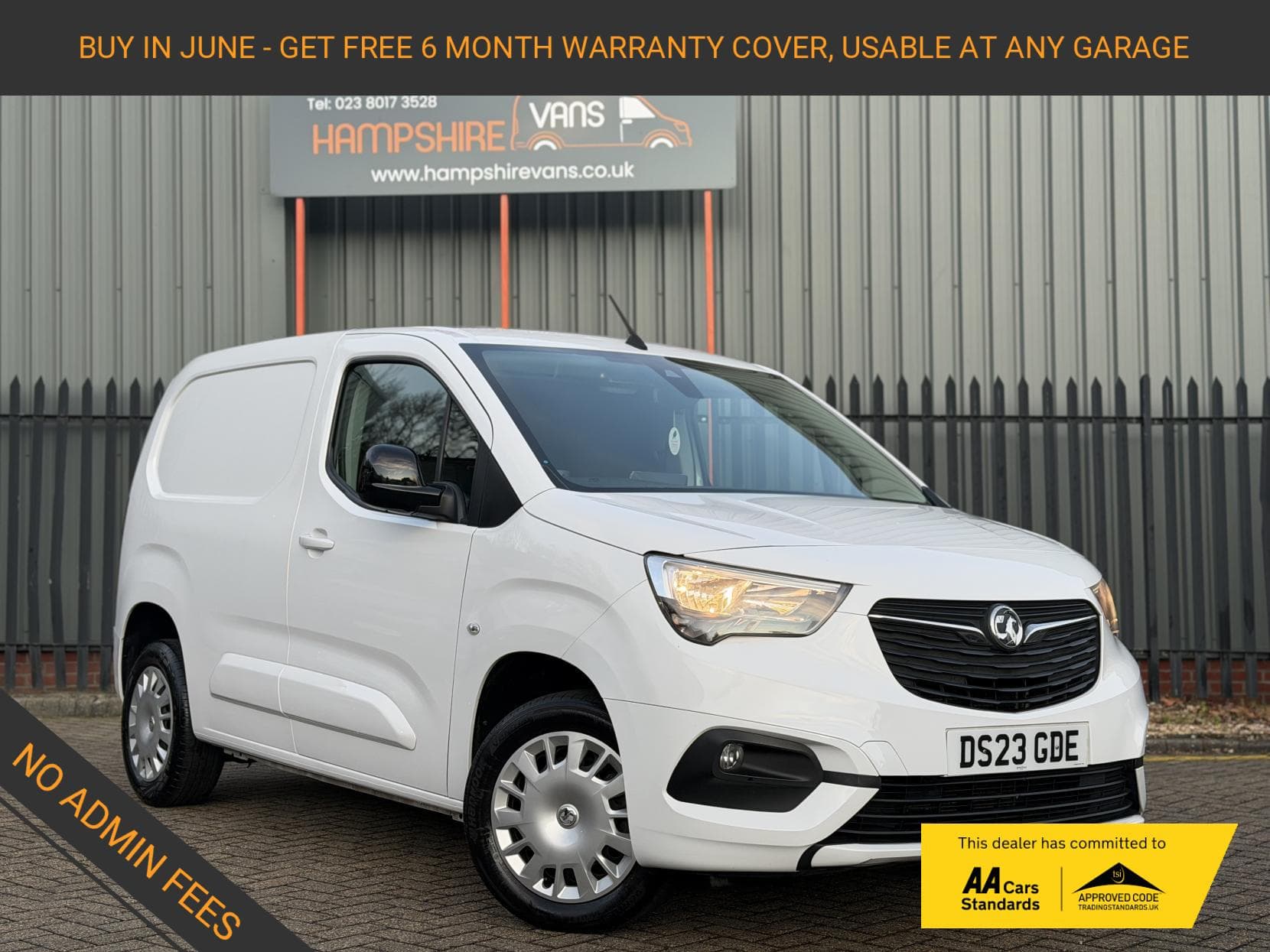 2023 Vauxhall Combo 1.5 Turbo D 2300 Pro Panel Van 5dr Diesel Manual L1 H1 Euro 6 (s/s) (100 ps)