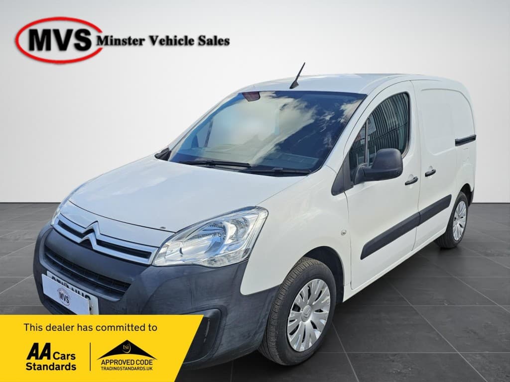 Citroën Berlingo 1.6 BlueHDi Diesel Van – 2017 – 127K Miles – Air Con, Apple CarPlay & Cruise Control | Middlesbrough
