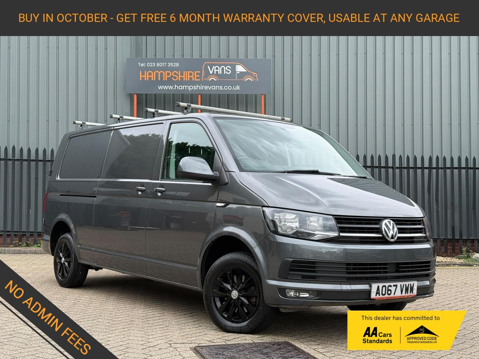 2017 Volkswagen Transporter 2.0 TDI T30 BlueMotion Tech Highline Panel Van 5dr Diesel Manual FWD LWB Euro 6 (s/s) (150 ps)