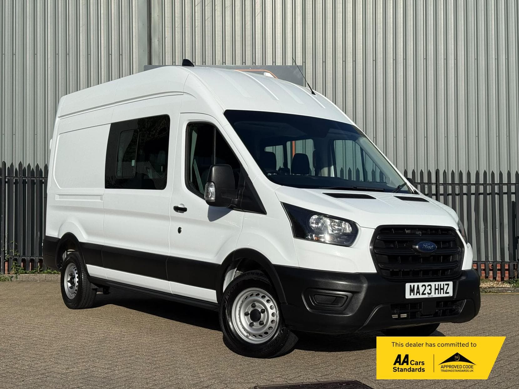 2023 Ford Transit 2.0 350 EcoBlue Leader Crew Van Double Cab 6dr Diesel Manual RWD L3 H3 Euro 6 (s/s) (130 ps)